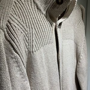 Big Buttoned Cardigan Sweater